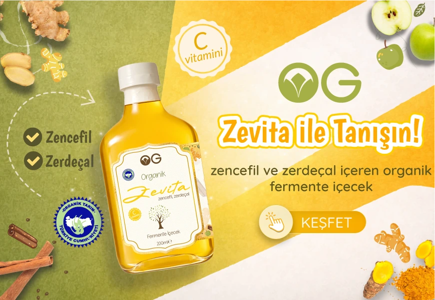 OG natural Zevita Organik Doğal Fermente İçecek