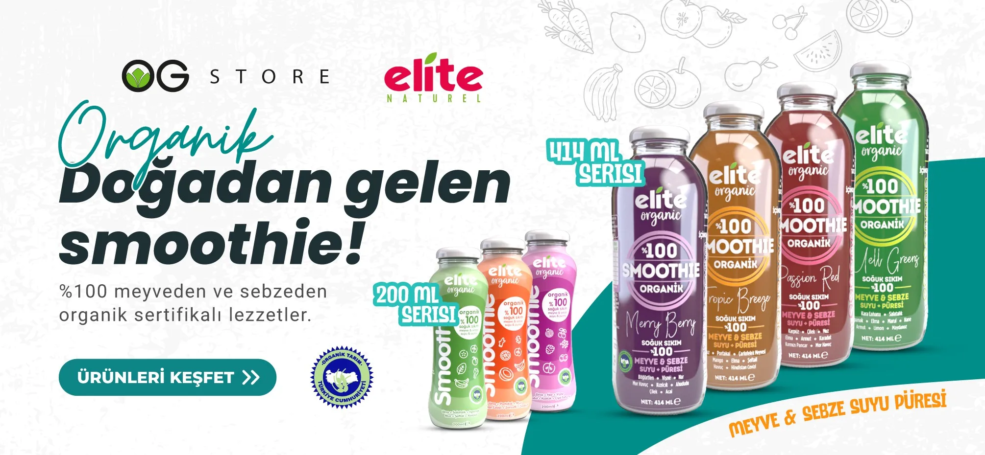 Elite Naturel Organik İçecekler OG Store’da