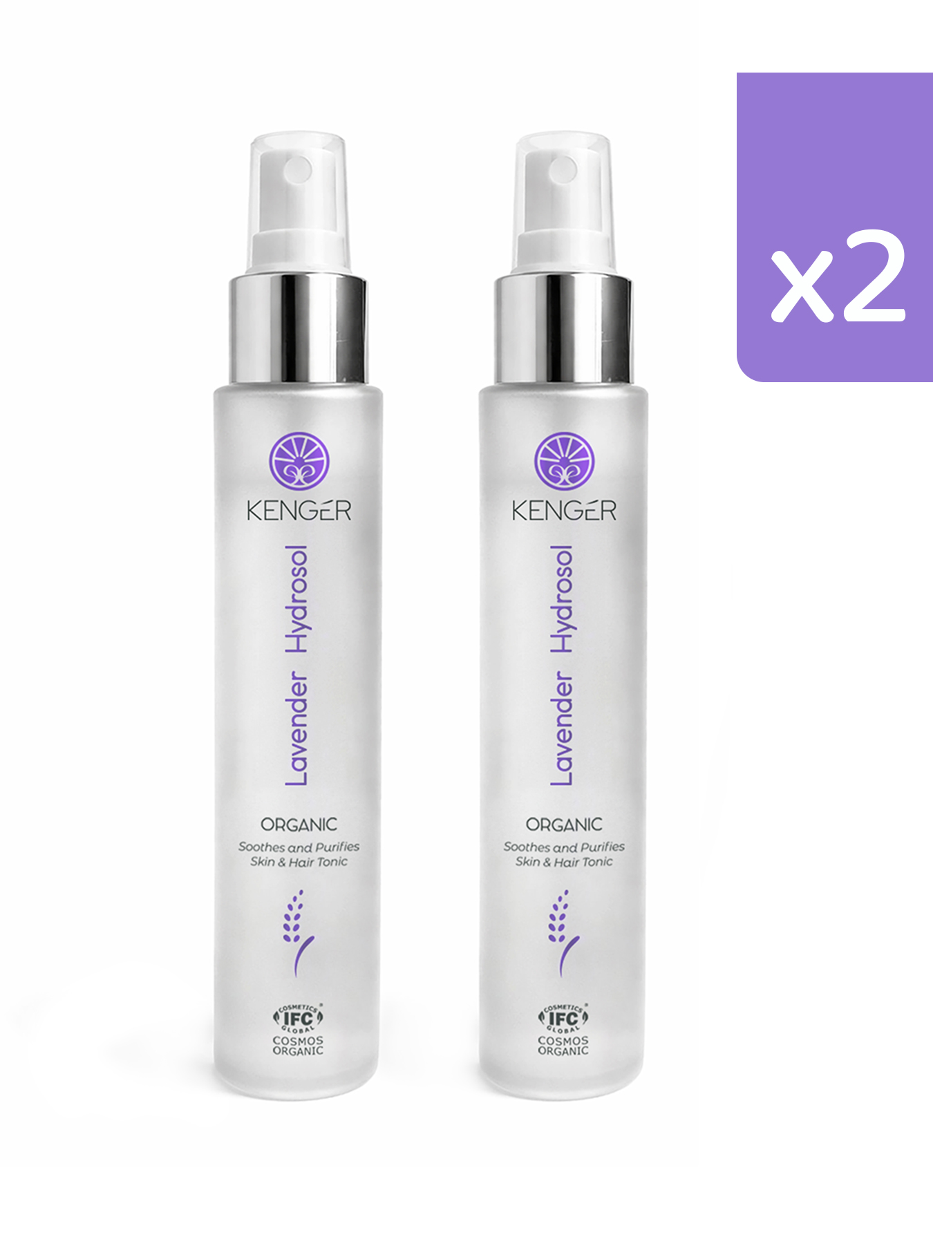 2'li Organik Lavanta Hidrosolü 100 ml