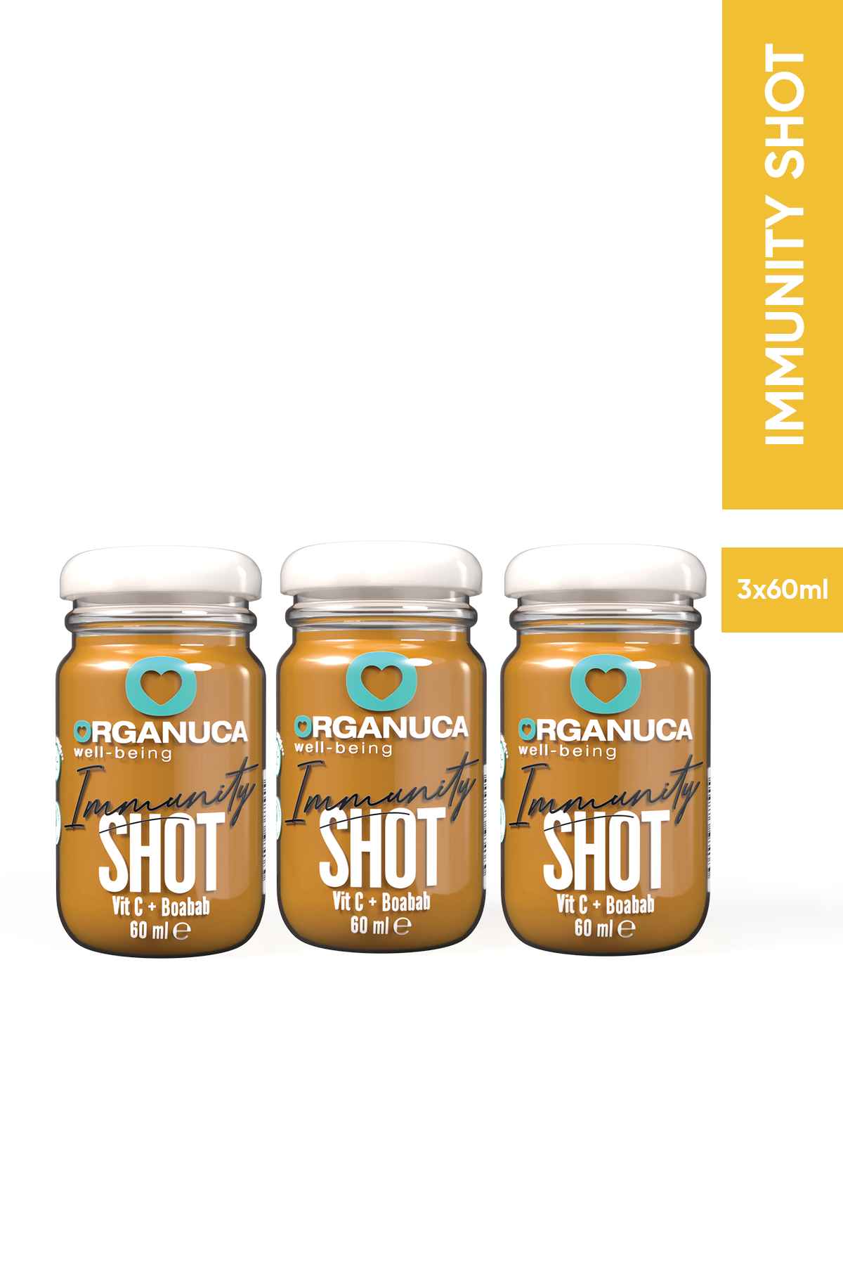 3’lü Organik Immunıty Shot 60 Ml