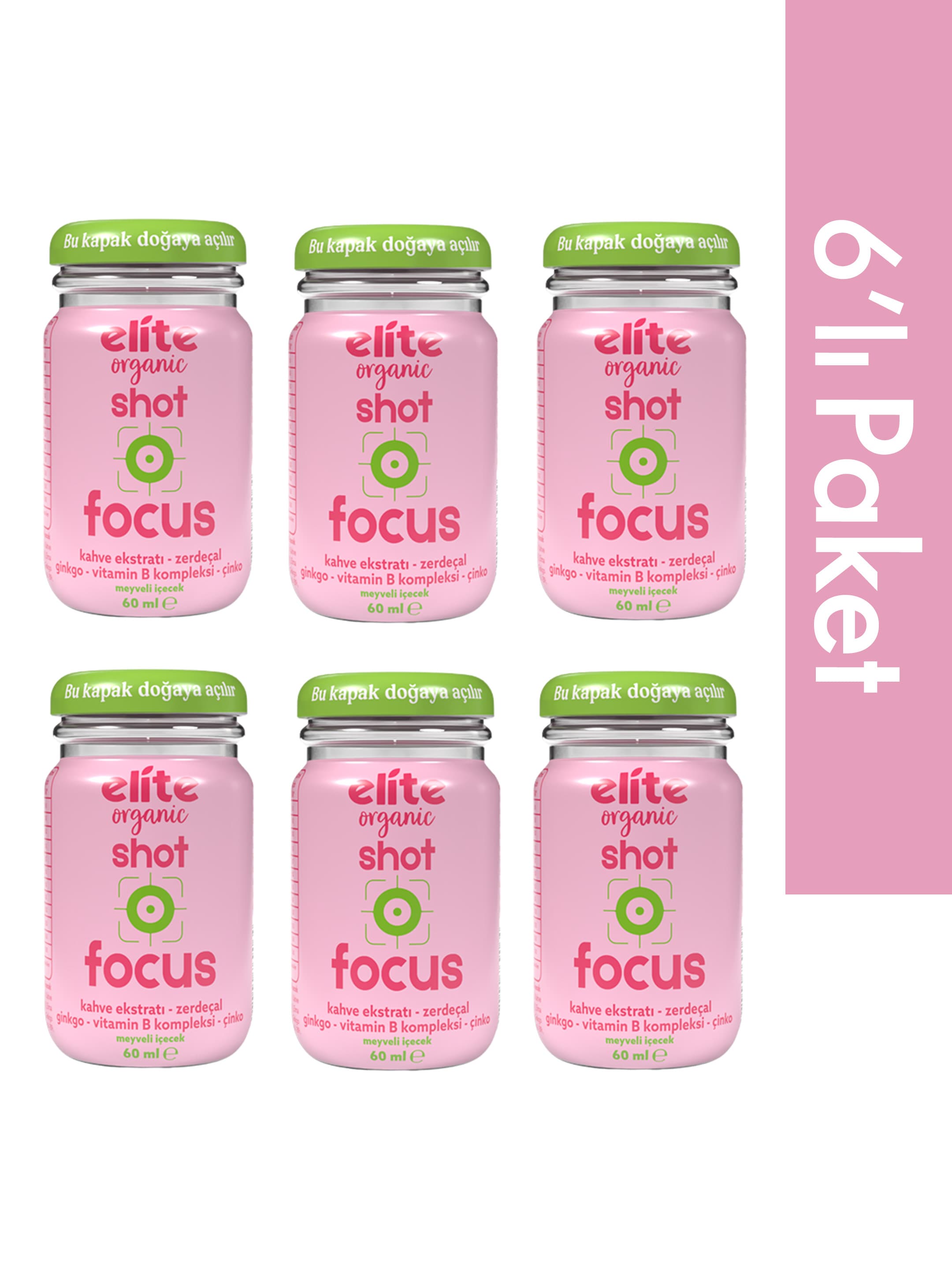 6'lı Focus Shot 60 ml