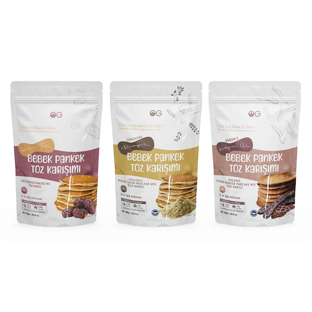 Bebek Pankek Toz Karışımı Seti +8 Ay