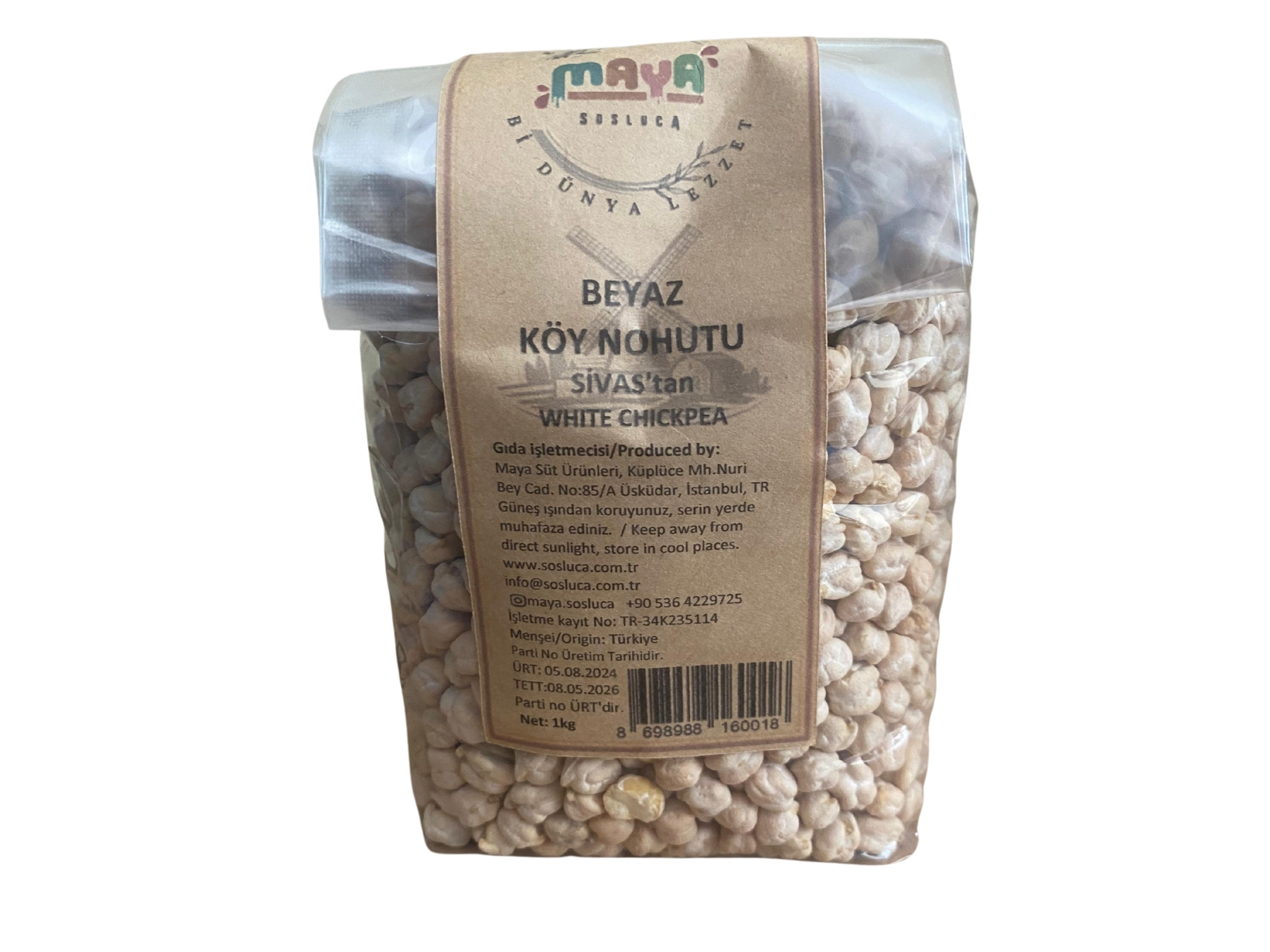 Beyaz Köy Nohutu Sivas'tan 1KG