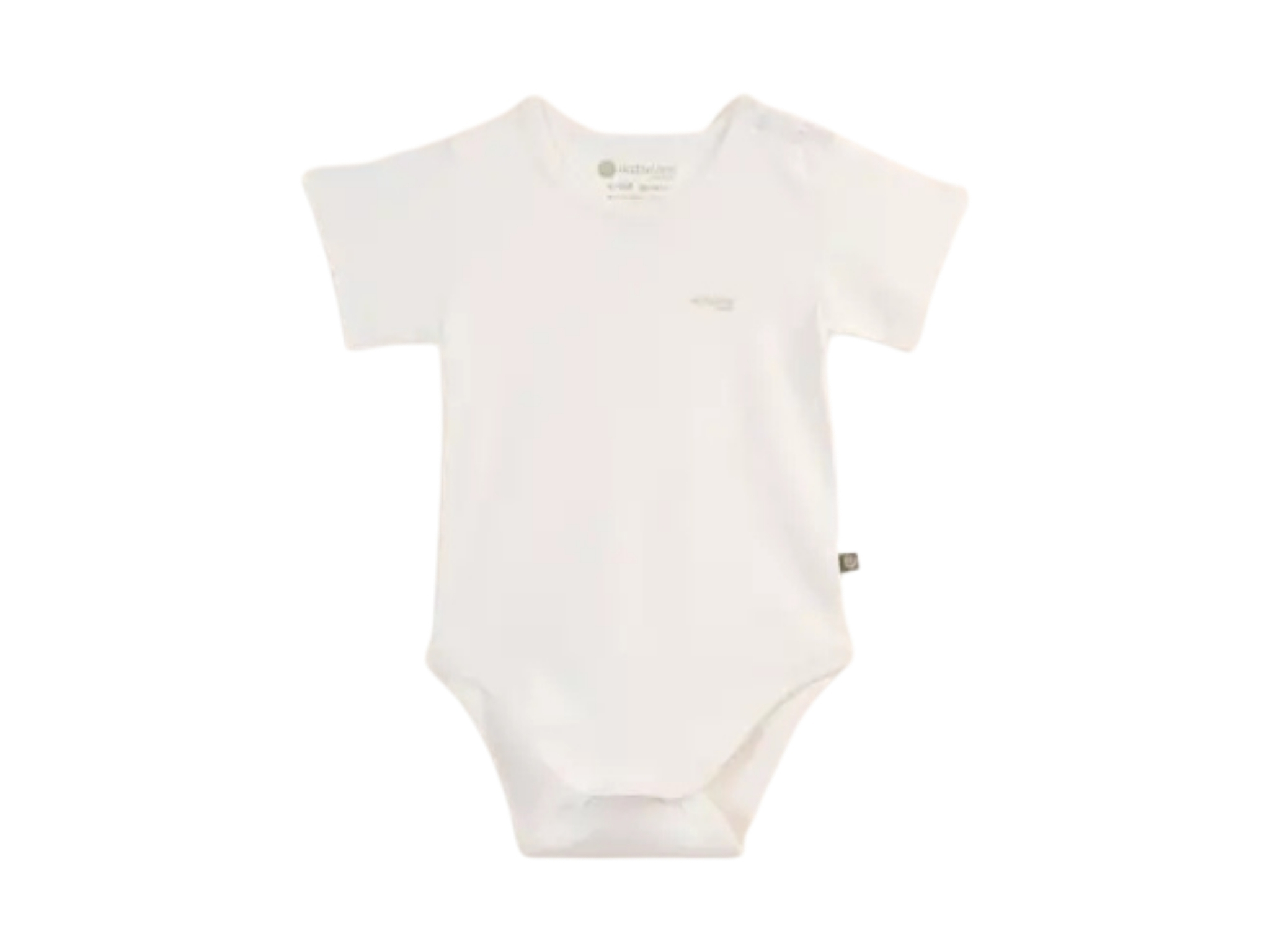 Ekru Bebek Body Kısa Kol 9-12M