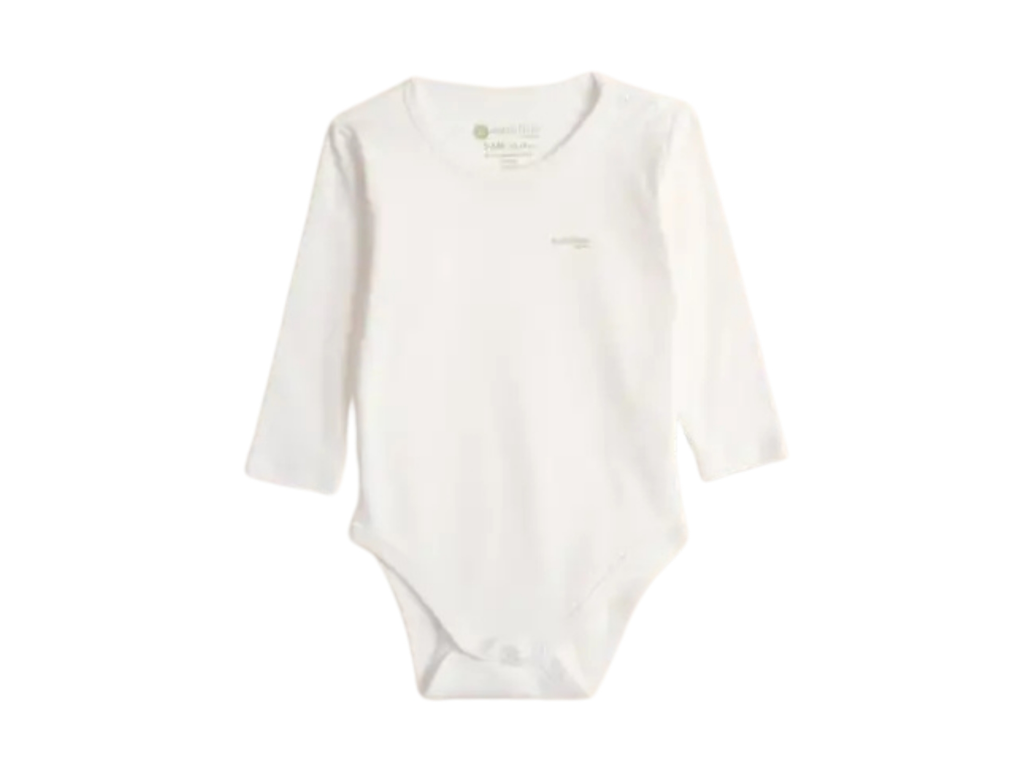 Ekru Bebek Body Uzun Kol 6-9M