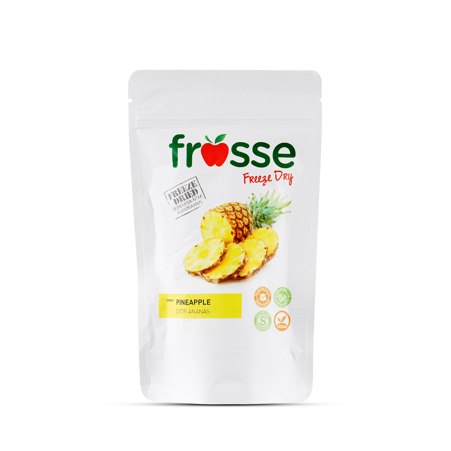 Freeze Dry Kurutulmuş Ananas 170 Gr