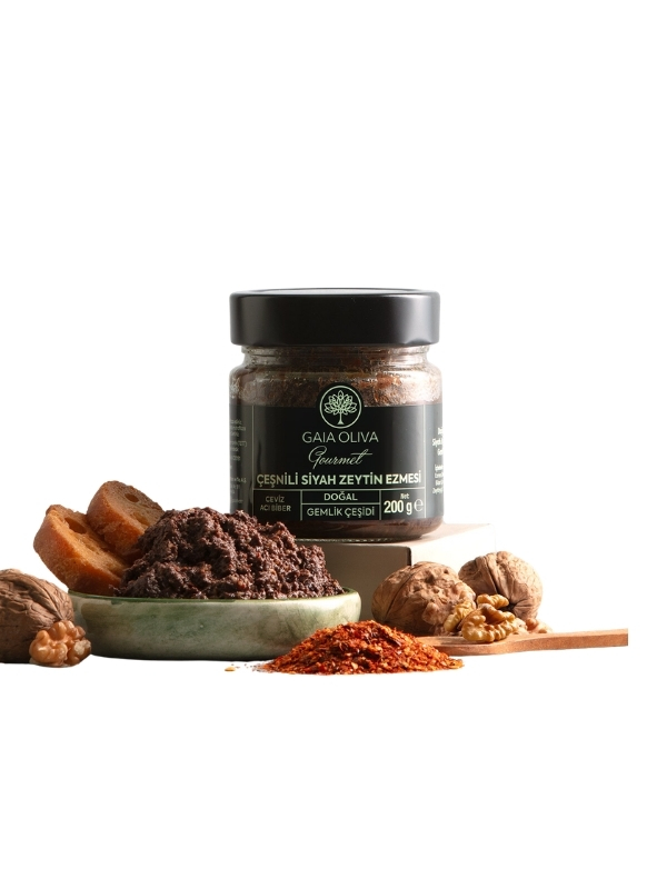 Gaıa Olıva Çeşnili Siyah Zeytin Ezmesi 200 Gr
