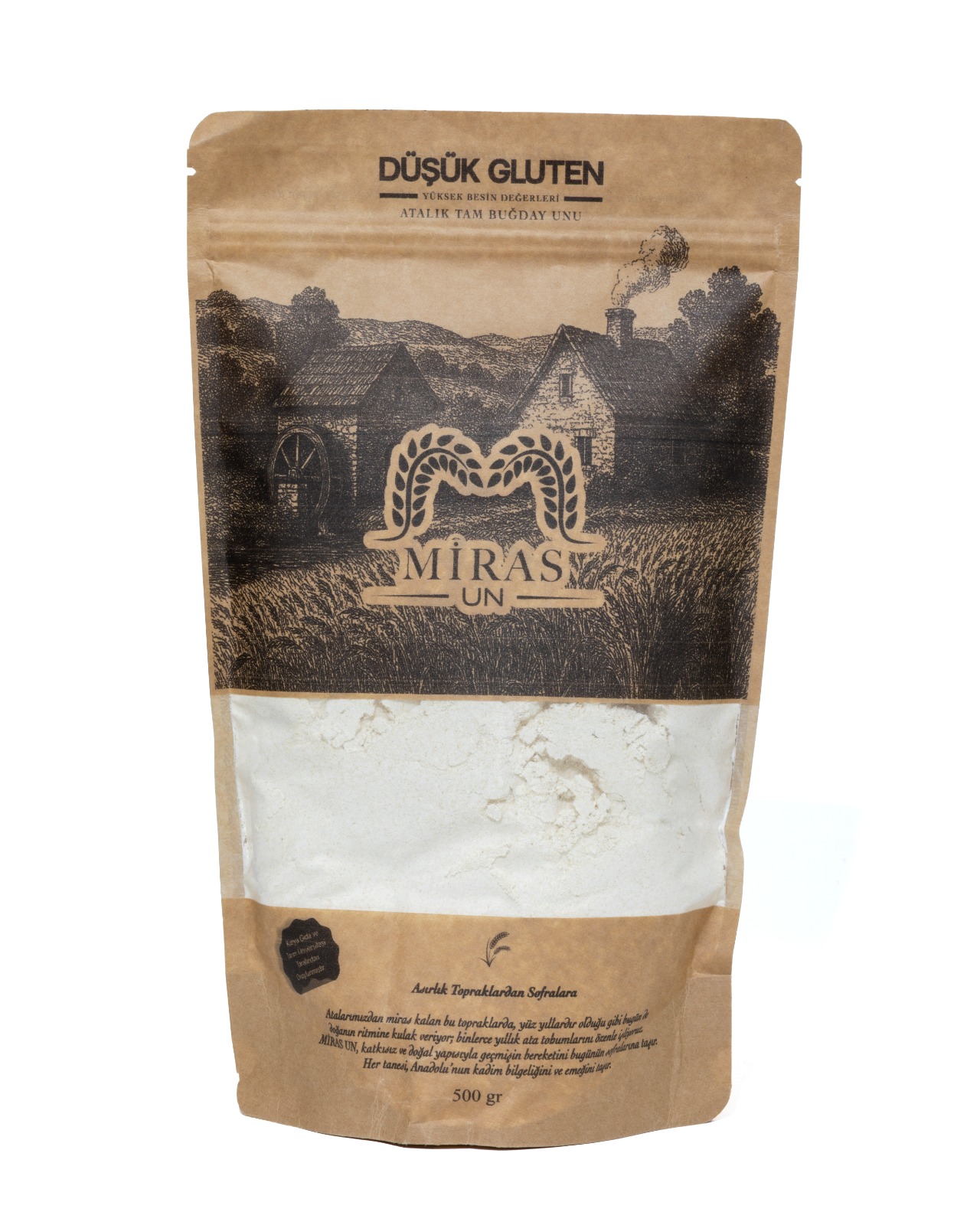 Miras Atalık Tam Buğday Unu 500 GR