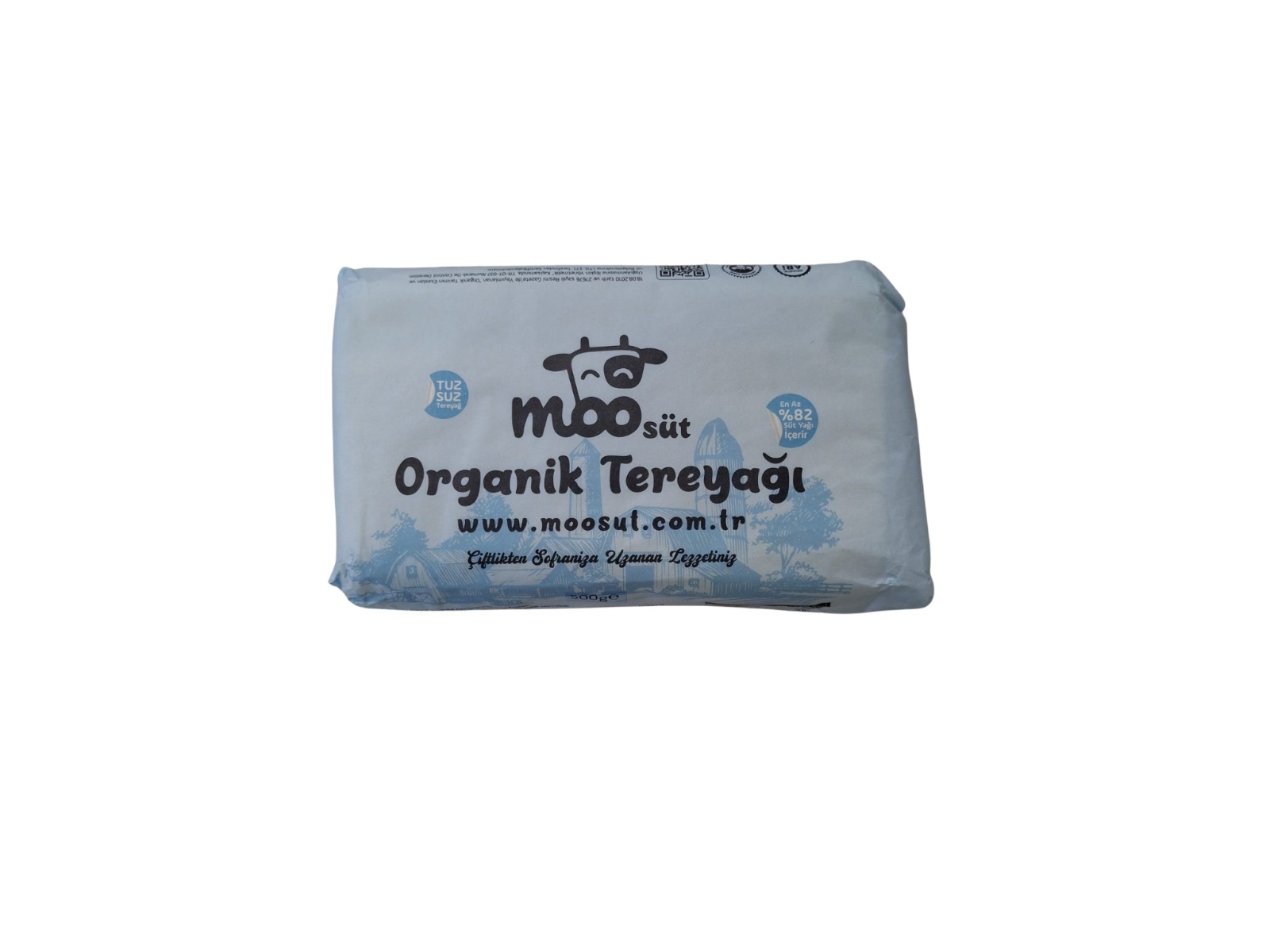 Moo Organik Tereyağ 500 Gr