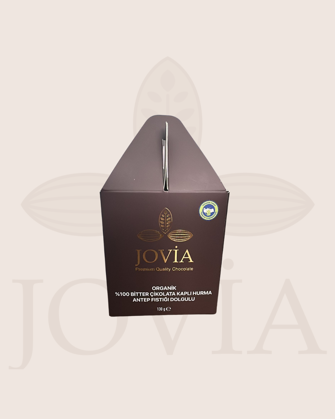 Organik %100 Bitter Çikolata Kaplı Hurma 130 G