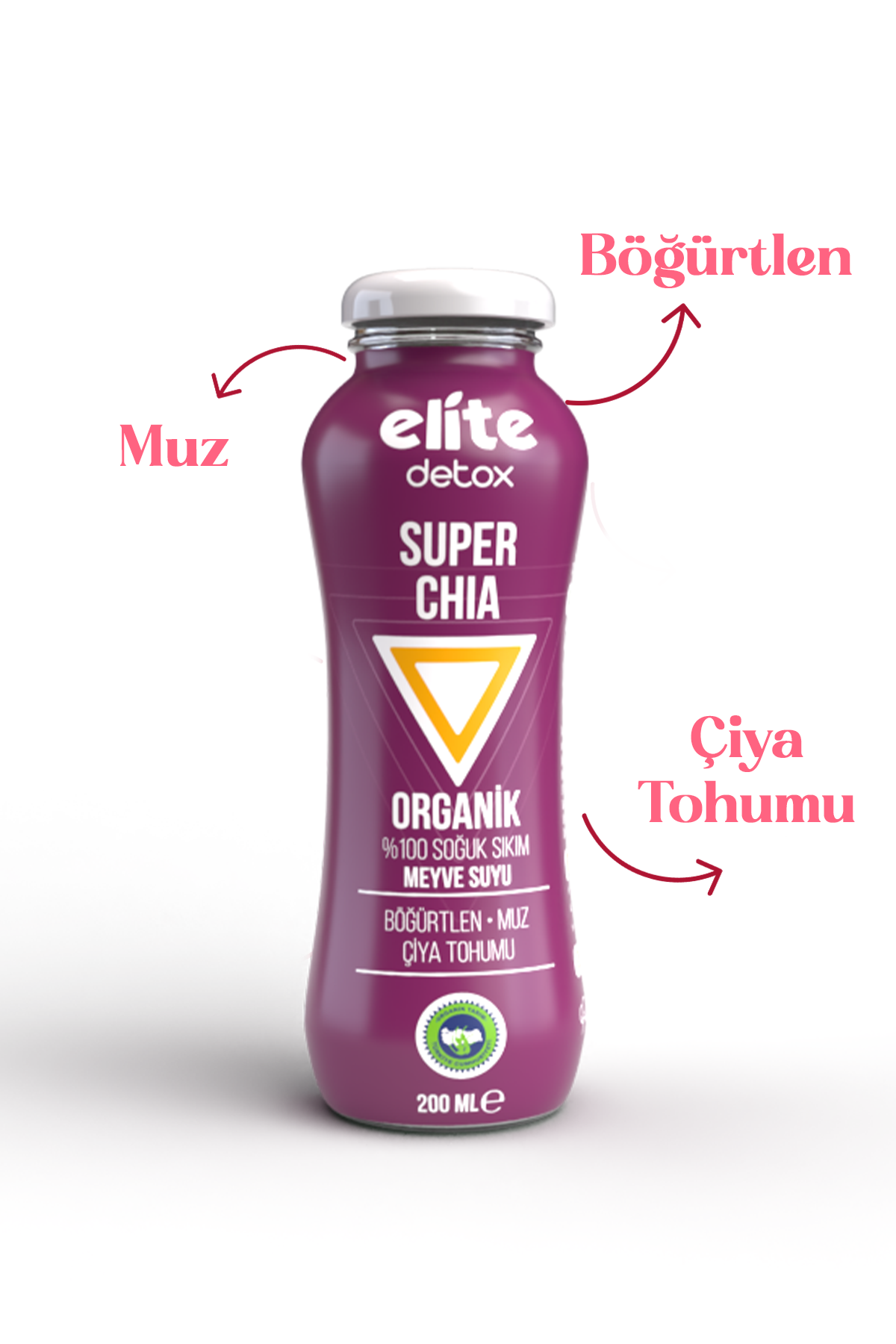 Organik Detox Super Hero (Chıa) 200 Ml