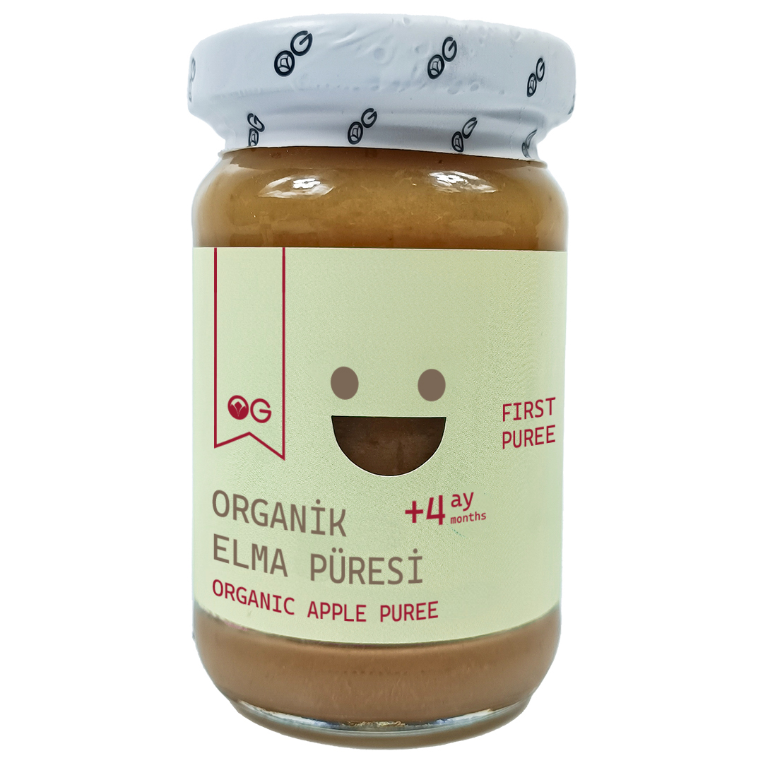 Organik Elma Püresi 100 Gr +4 Ay
