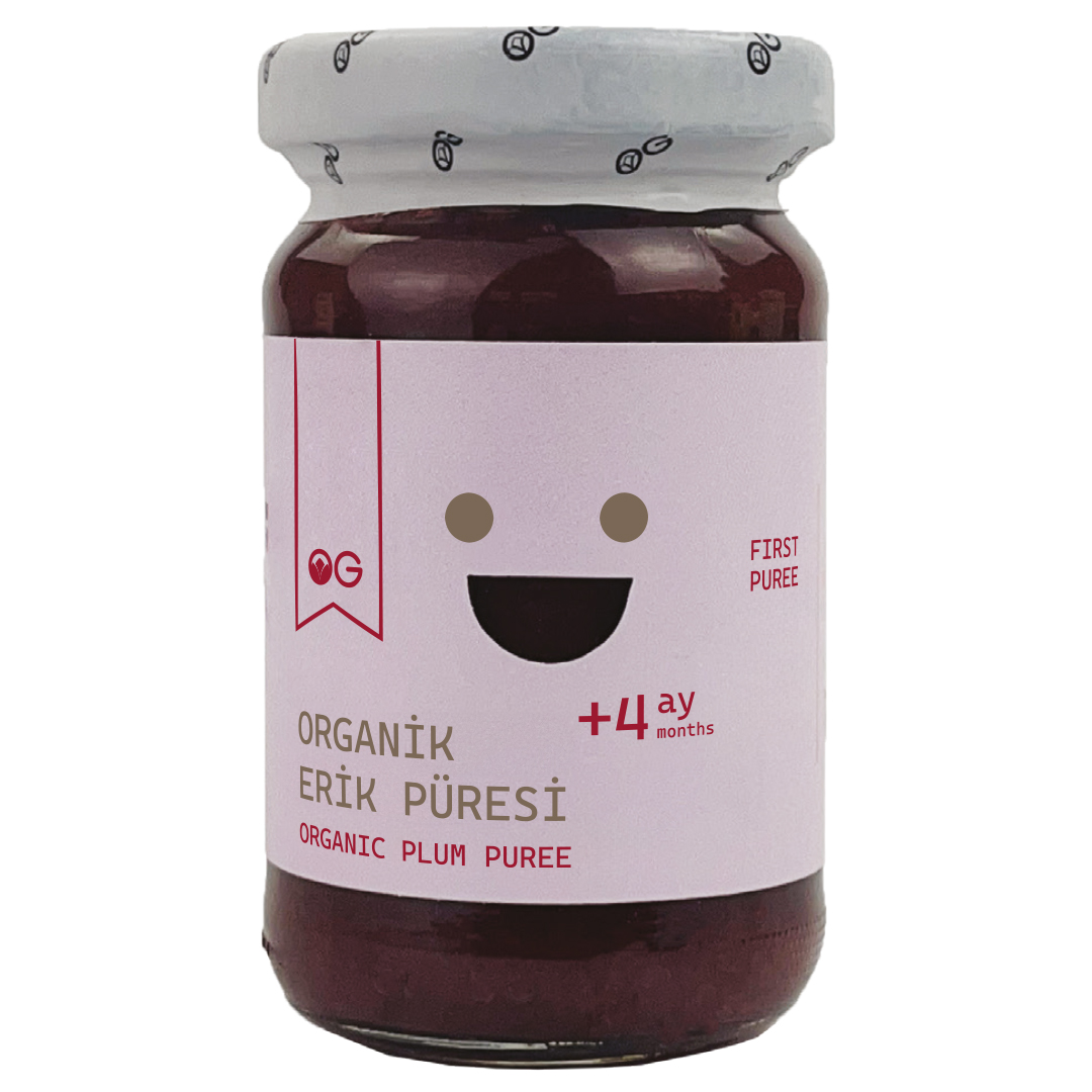 Organik Erik Püresi 100 G +4 Ay