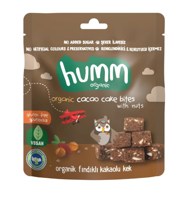 Organik Fındıklı Kakaolu Kek 30 Gr