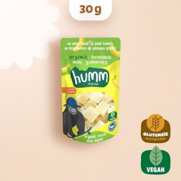 Organik Glutensiz Vegan Muzlu Mini Küpler 30 Gr