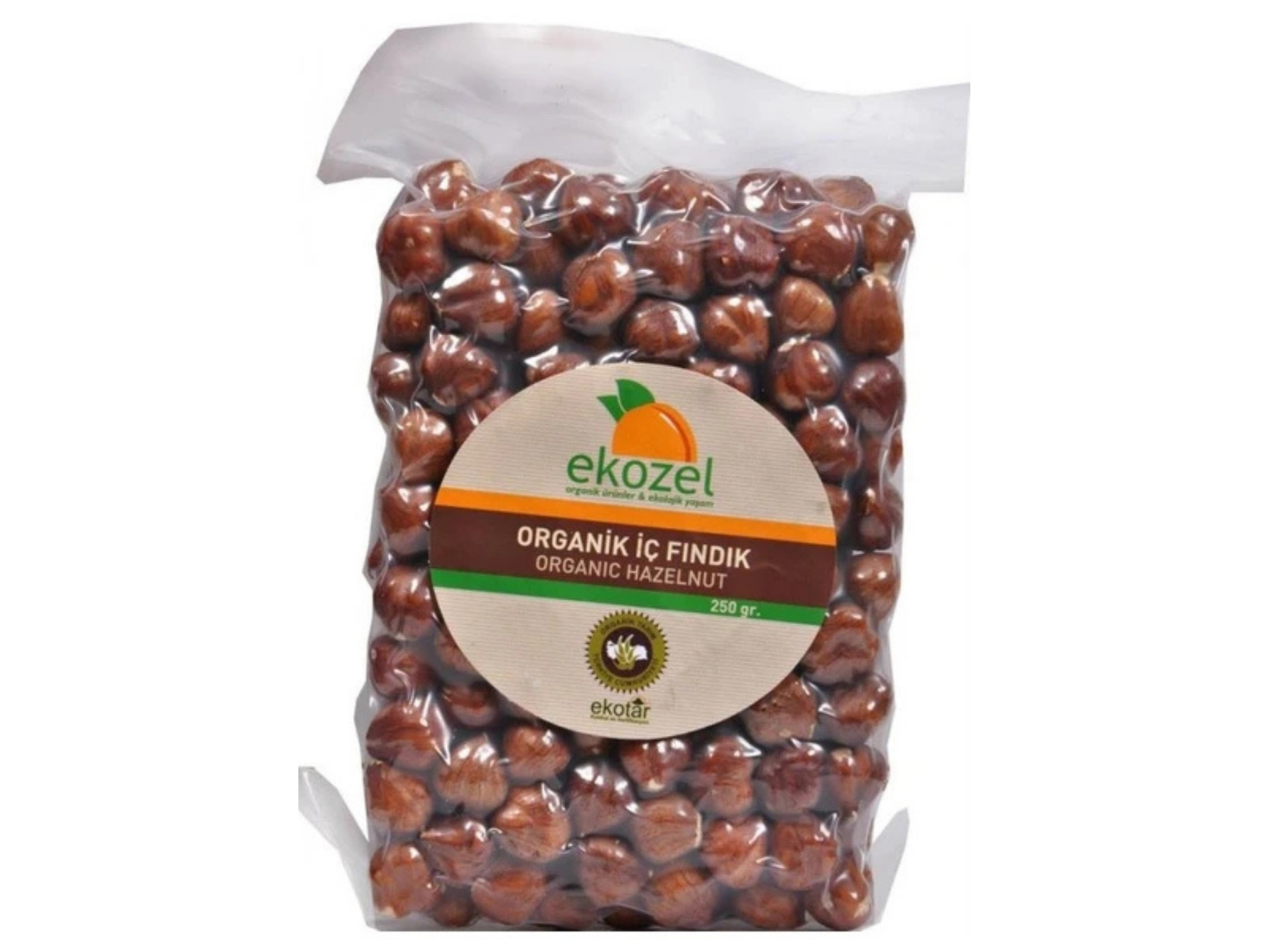 Organik Kavrulmuş Fındık 250 Gr