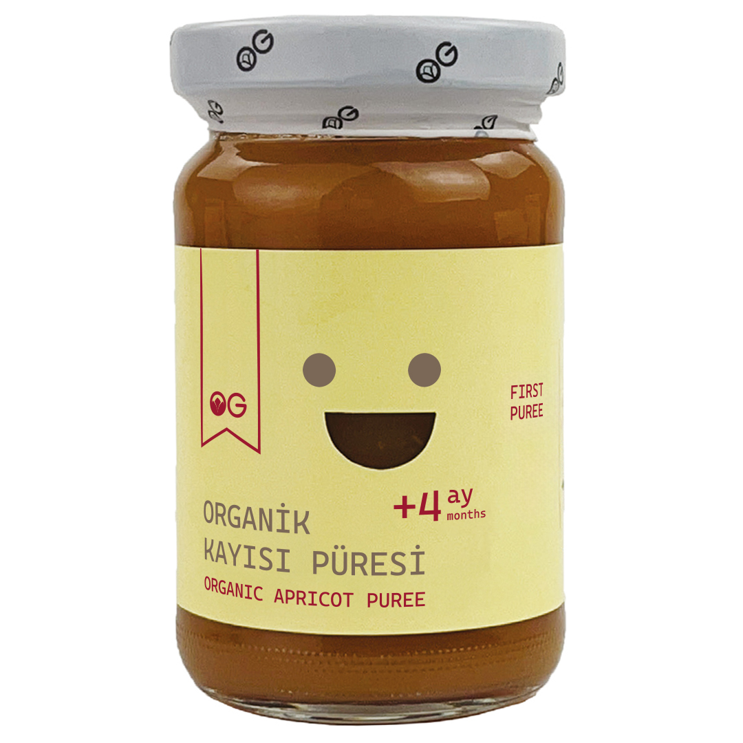 Organik Kayısı Püresi 100 Gr +4 Ay