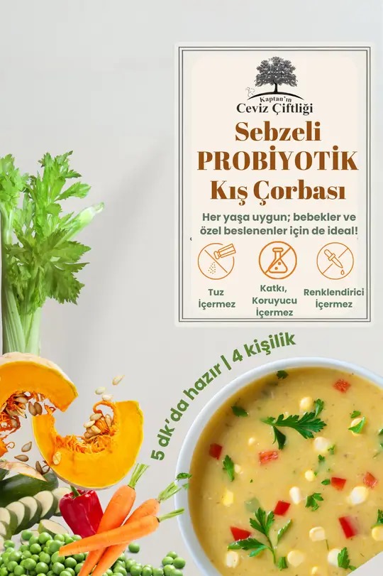 Sebzeli Probiyotik Kış Çorbası 50G