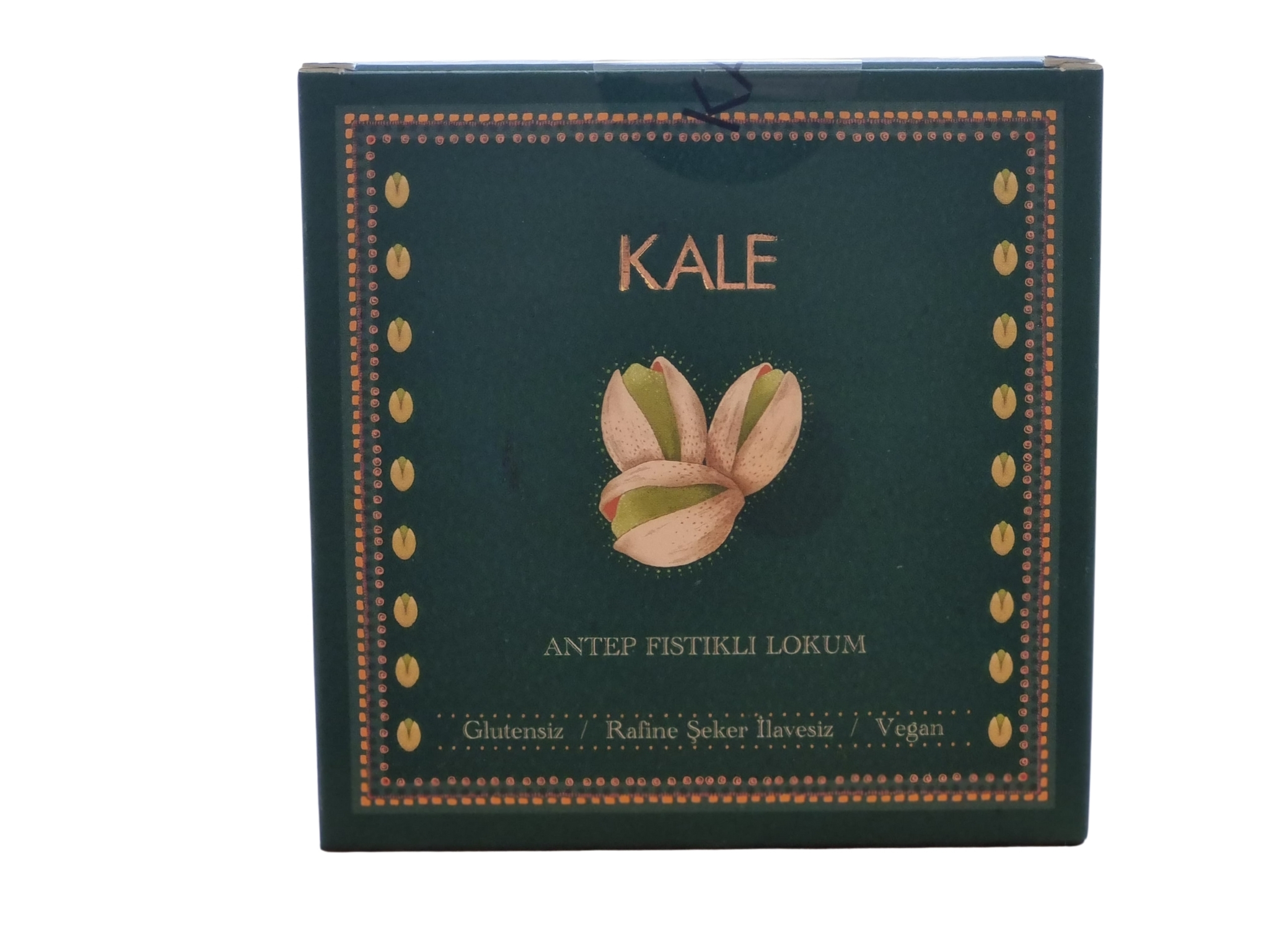 Şekersiz Vegan Antep Fıstıklı Lokum 120 Gr