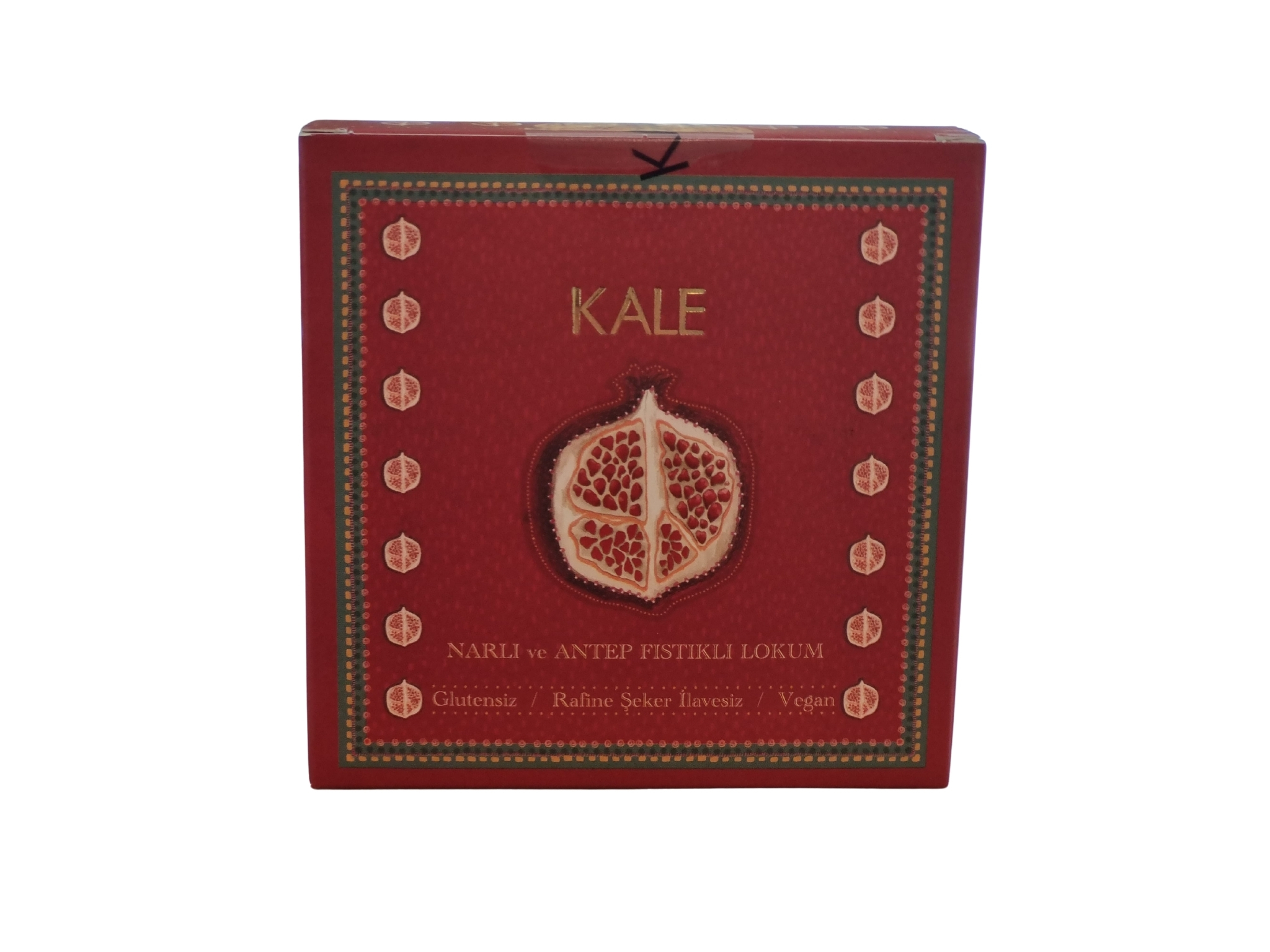 Şekersiz Vegan Narlı Ve Antep Fıstıklı Lokum 120 Gr