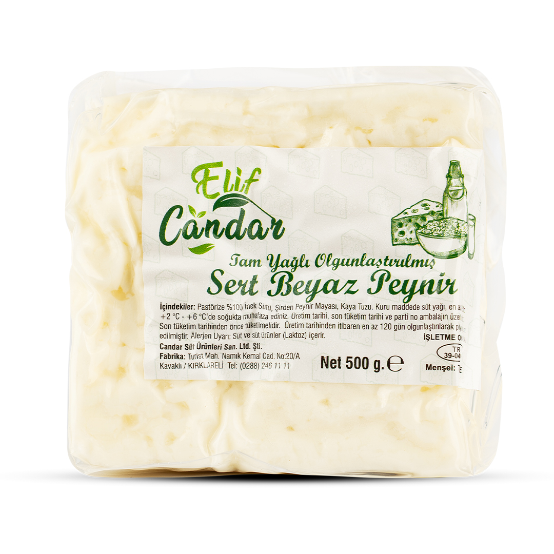 Tam Yağlı Beyaz Peynir Extra 500 Gr