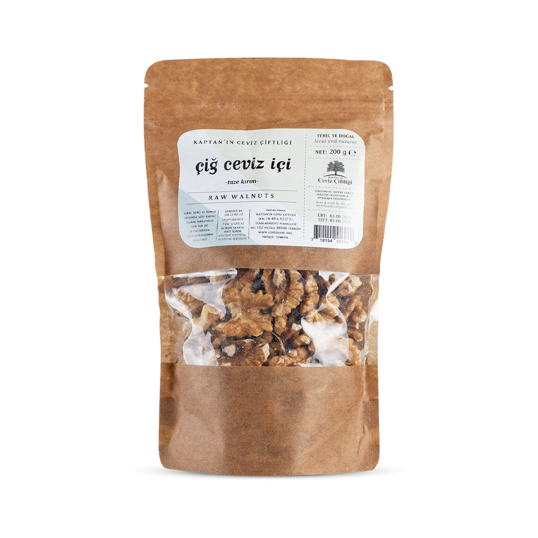 Yerli Çiğ Ceviz İçi 200 Gr